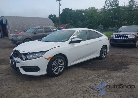 2018 Honda Civic Lx из США, поврежденный, VIN 19XFC2F55JE209324